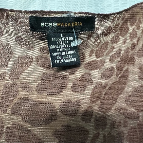 BCBG MAXAZRIA SLEEVELESS DRESS FULLY LINED SIZE LARGE - Picture 9 of 10